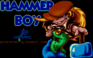 Hammer Boy box art for MSX